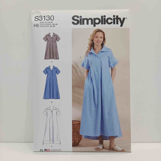 S3130 Misses Collared Dress