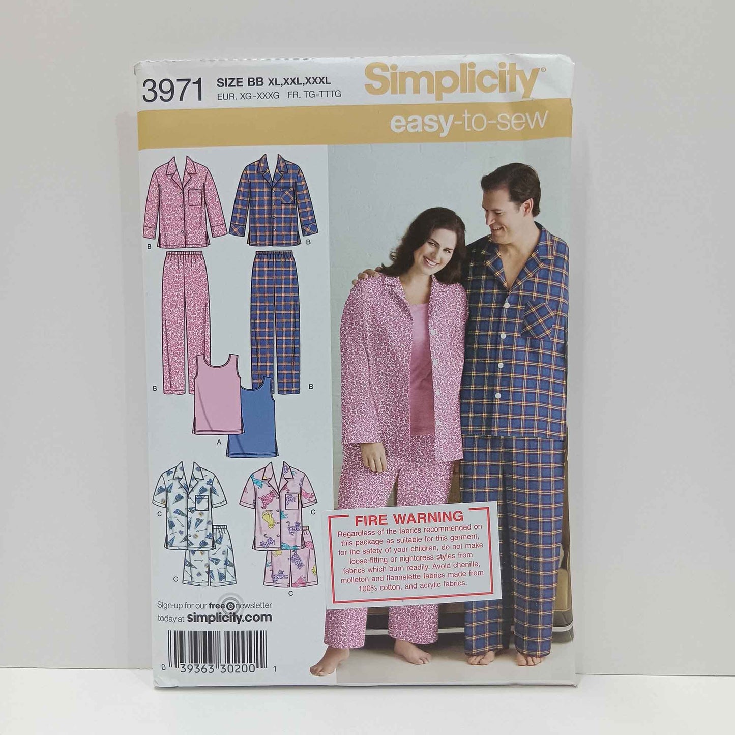 S3971 Unisex Pyjamas