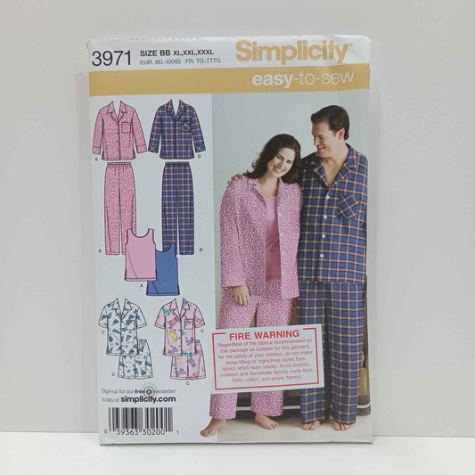 S3971 Unisex Pyjamas