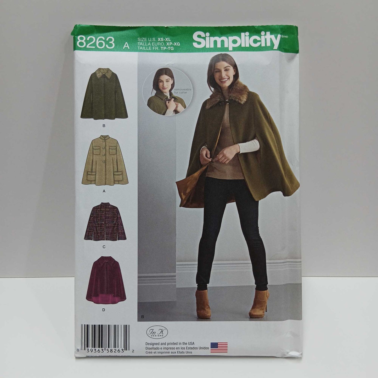 S8263 Misses Capes and Capelets