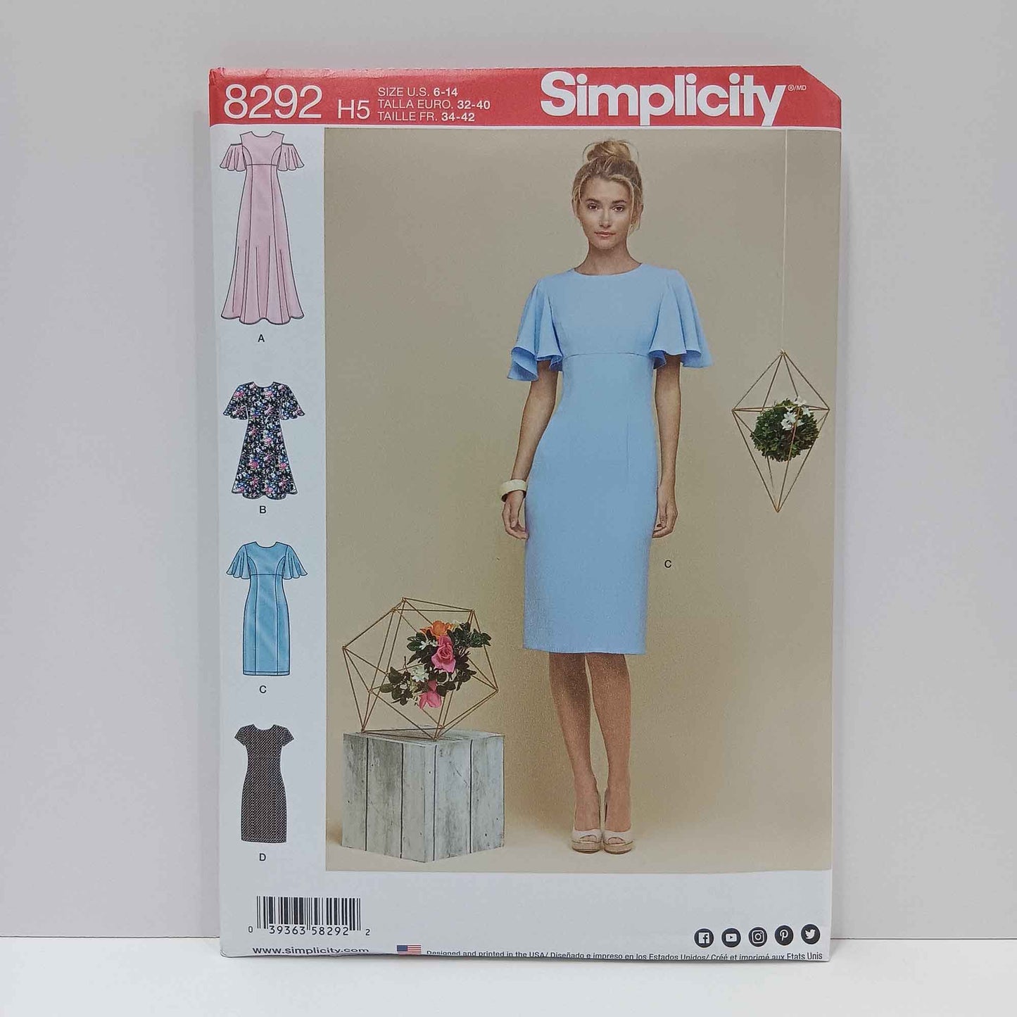 S8292 Misses Dresses