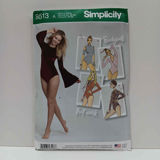S8513 Misses Knit Bodysuits