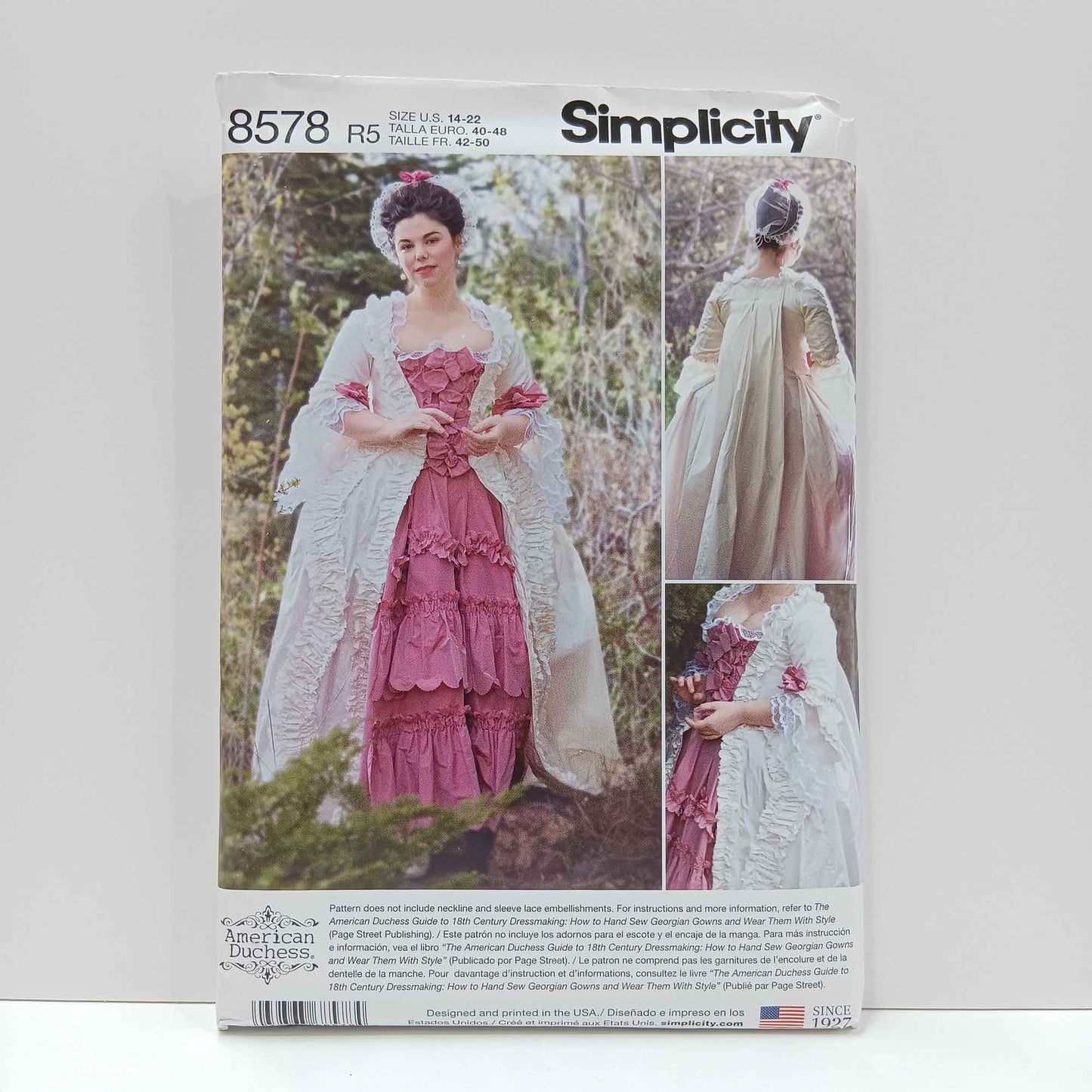 S8578 Misses 18th Century Gown