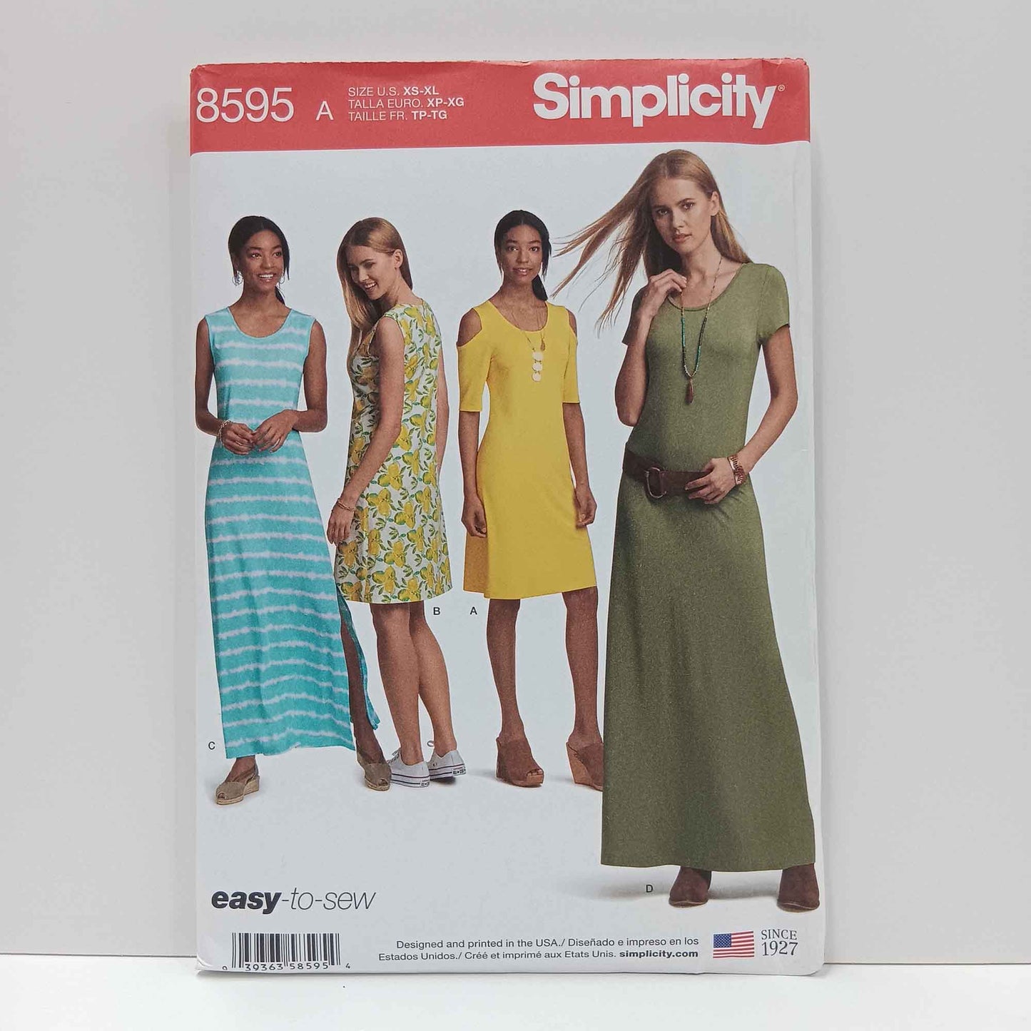 S8595 Misses Knit Dresses