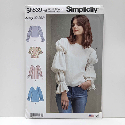 S8839 Misses Tunic or Top