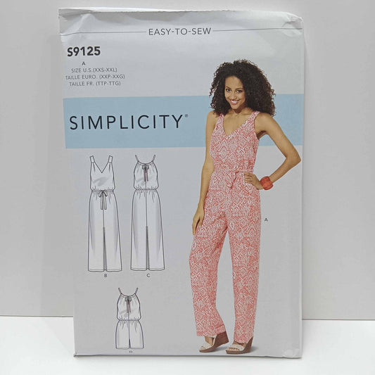 S9125 Misses Dress or Jumpsuit