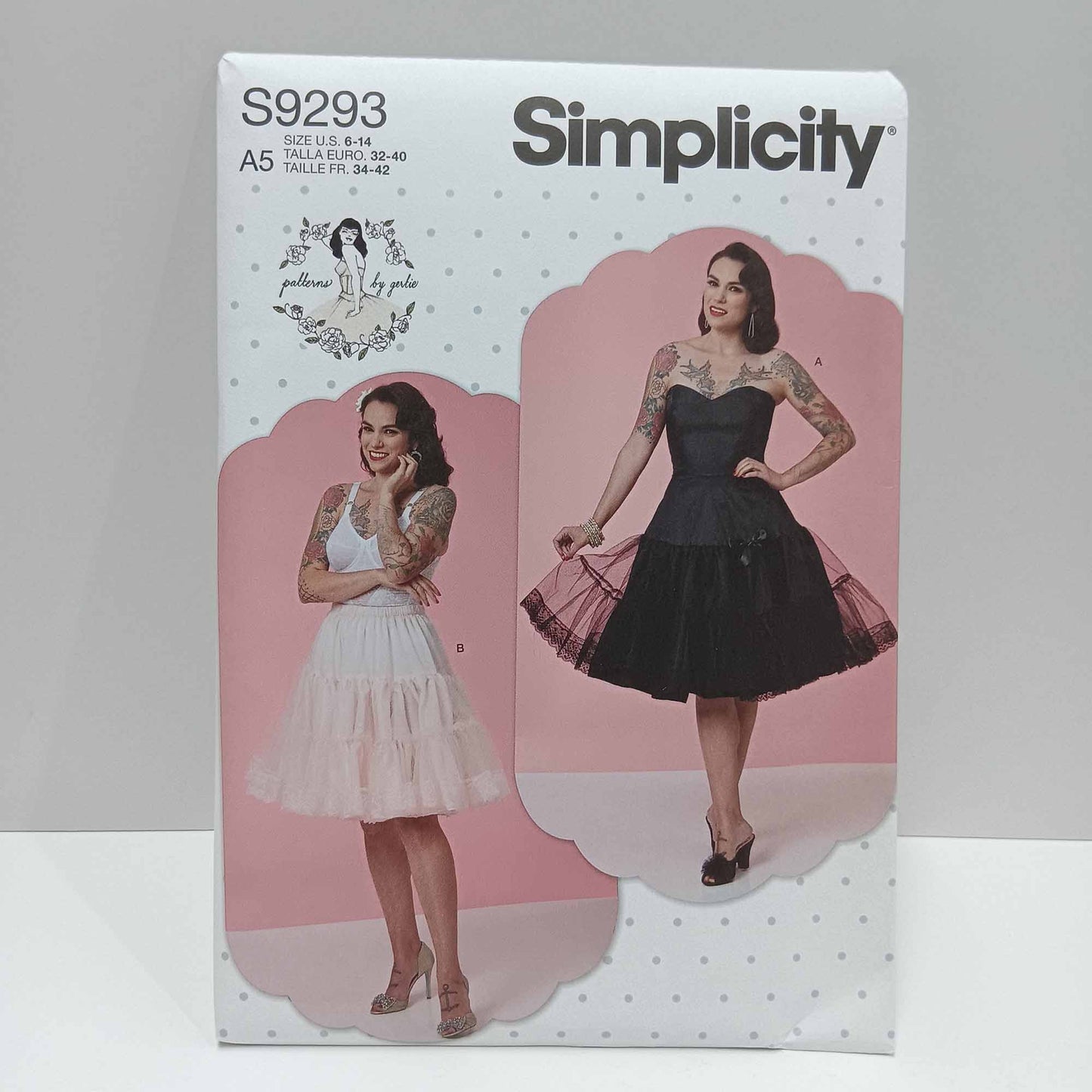 S9293 Misses Slip and Petticoat