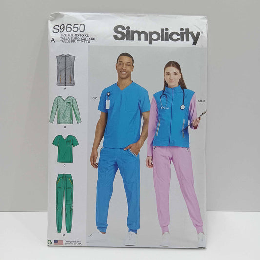 S9650 Unisex Knit Scrubs