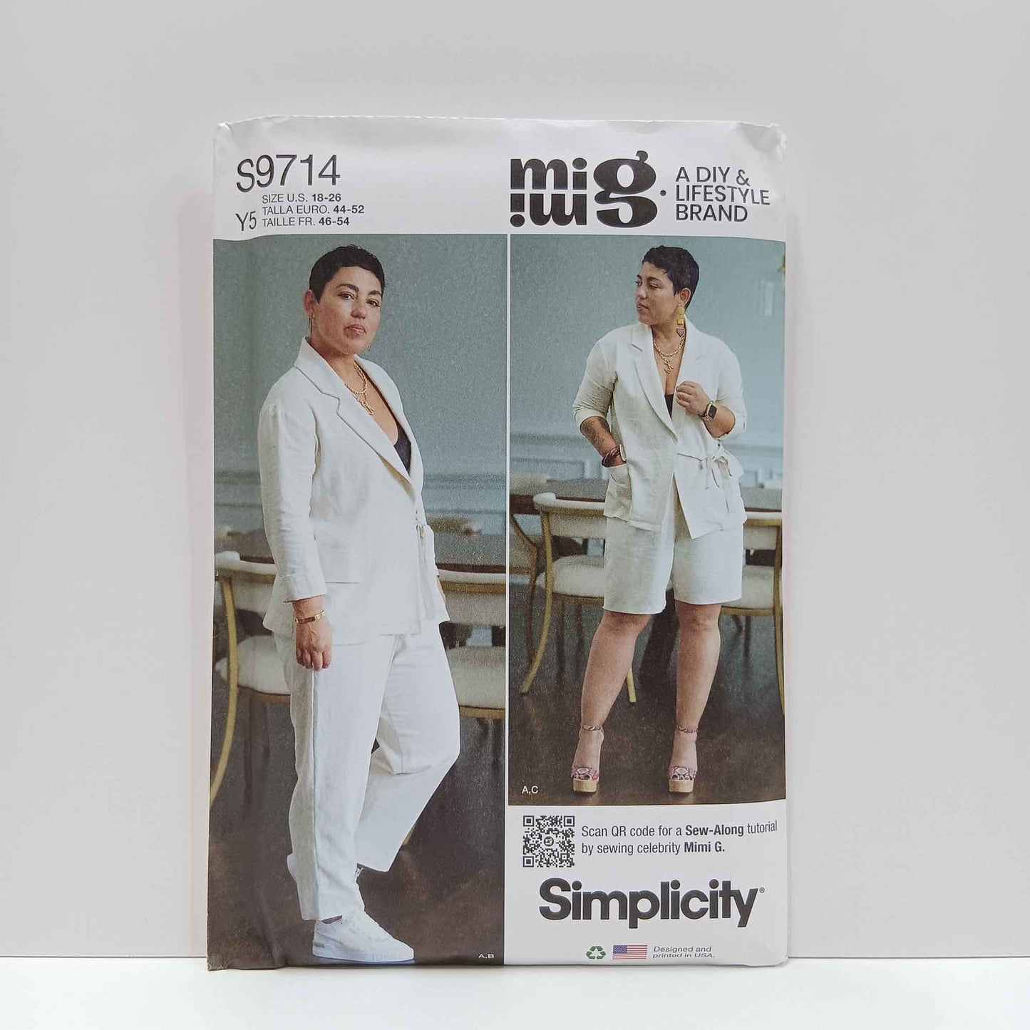 S9714 Misses Jacket, Pants and Shorts