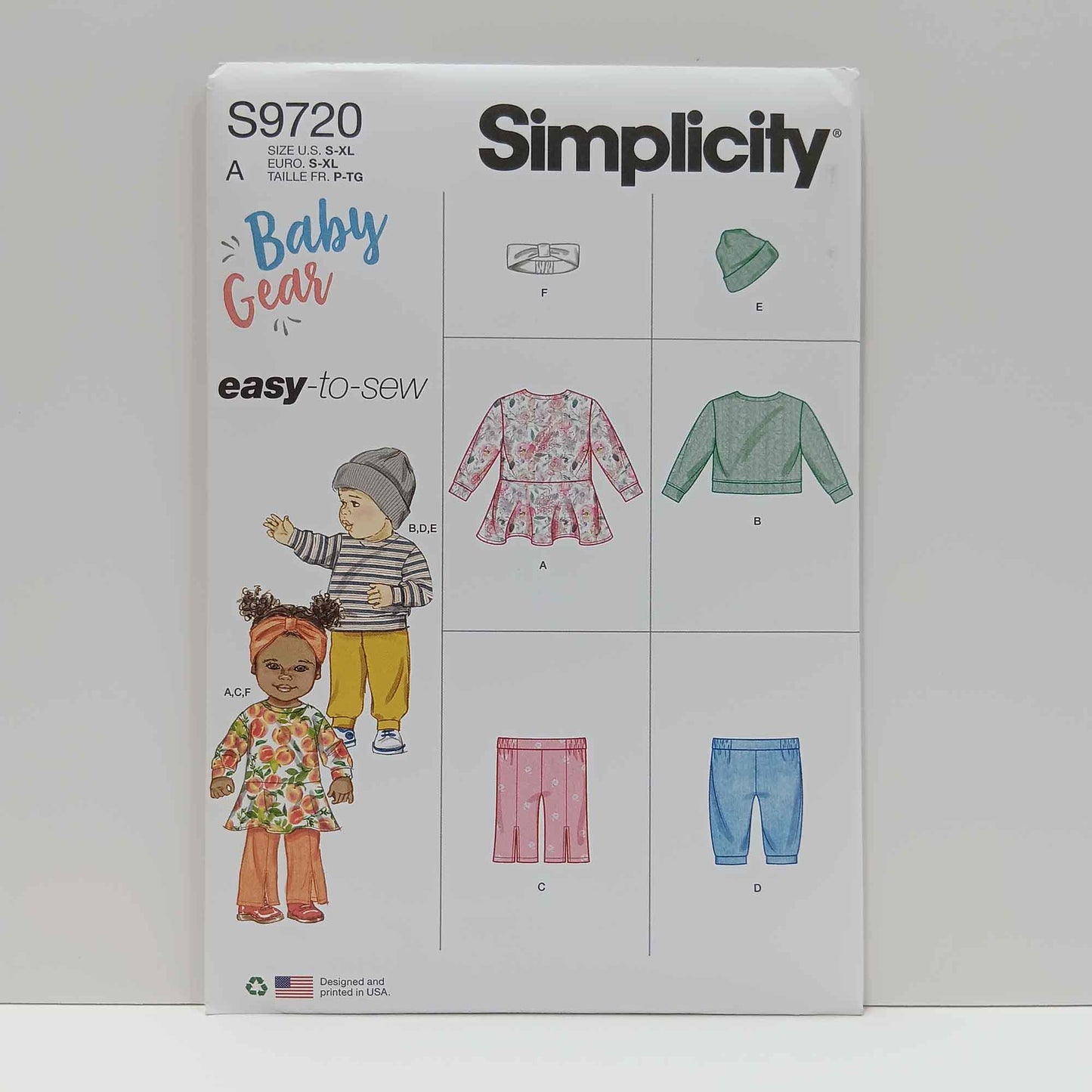 S9720 Baby Clothes and Headband