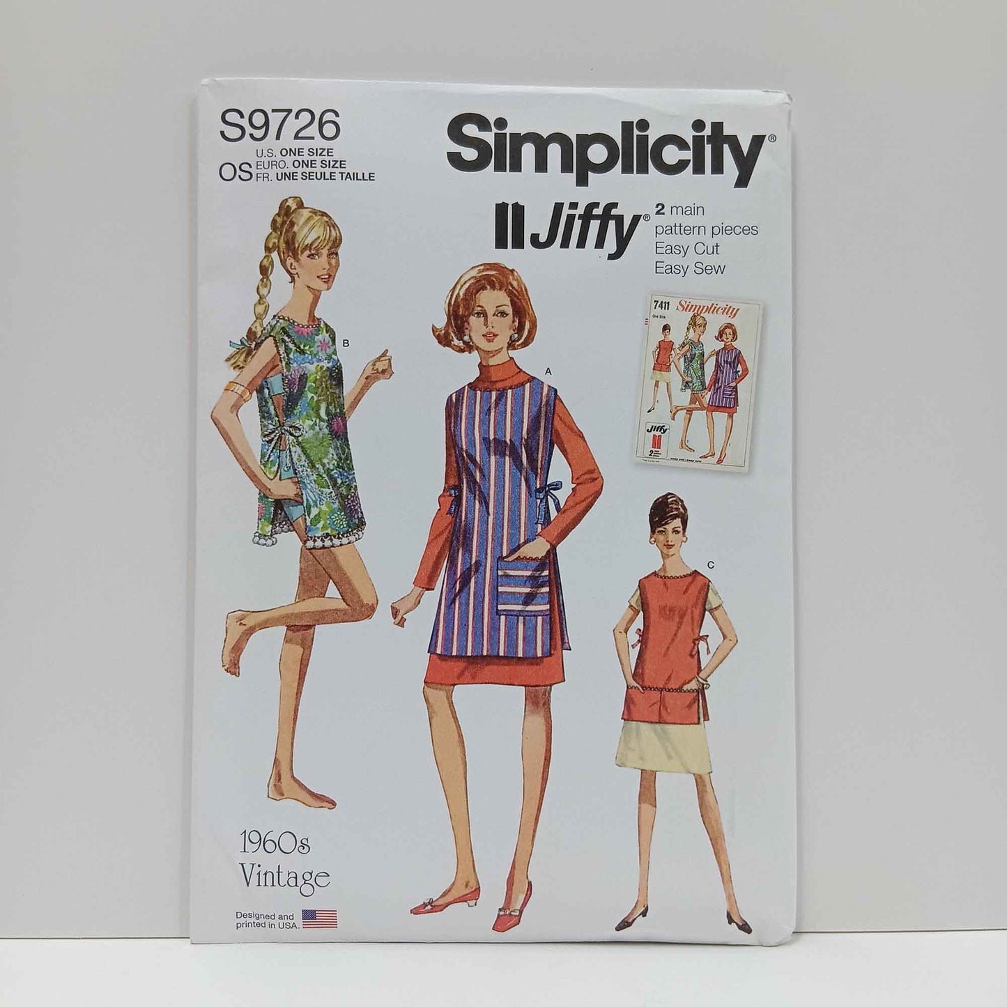 S9726 Misses Vintage Apron or Beach Cover Up