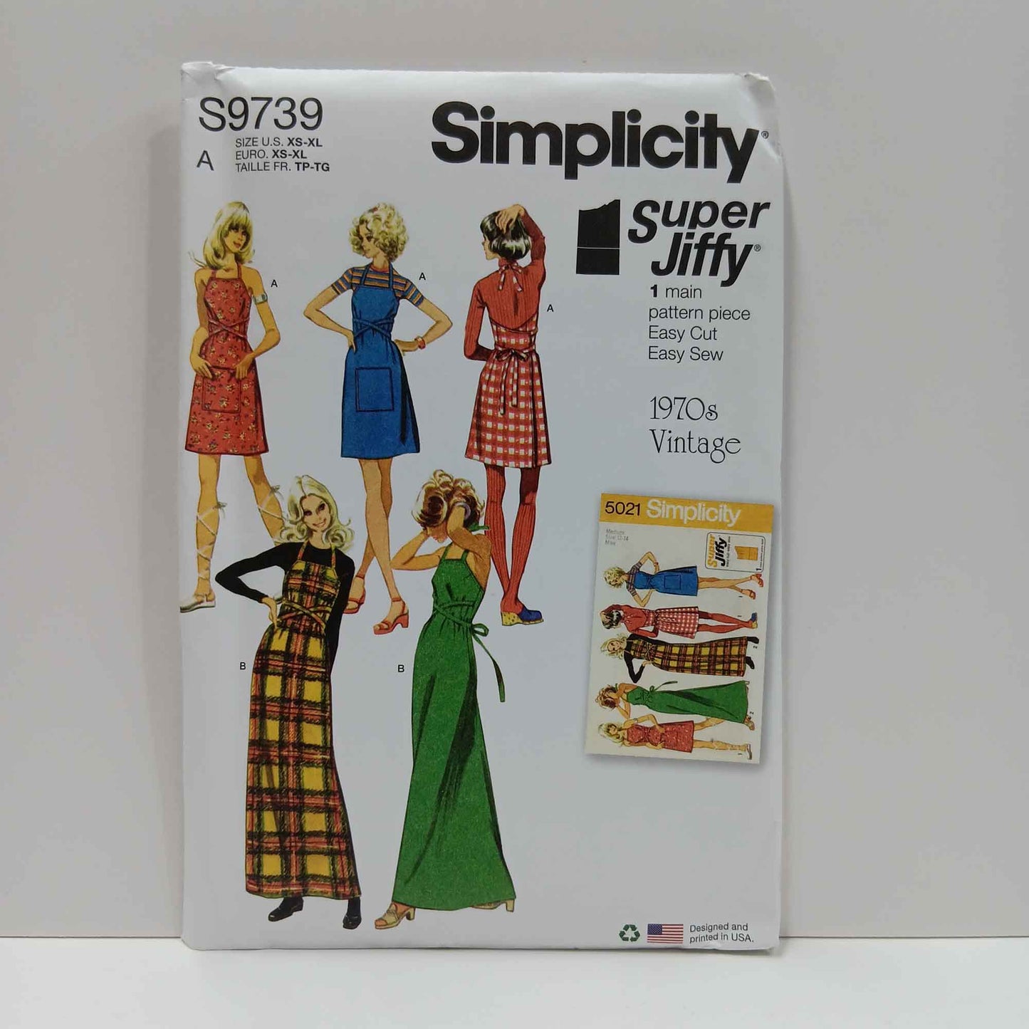 S9739 Misses Dress or Apron Dress