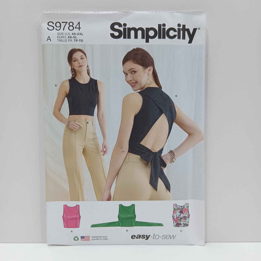 S9784 Misses Knit Tops