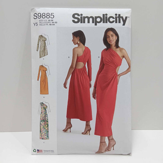 S9885 Misses Knit Dress
