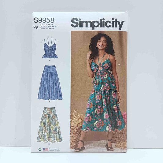 S9958 Misses Top and Skirt