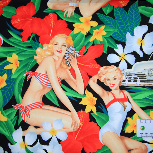 Pin Up Girls - Aloha Girls Black