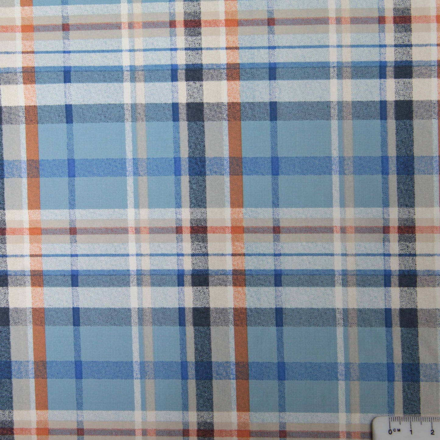 Iva - Cotton fabric Blue