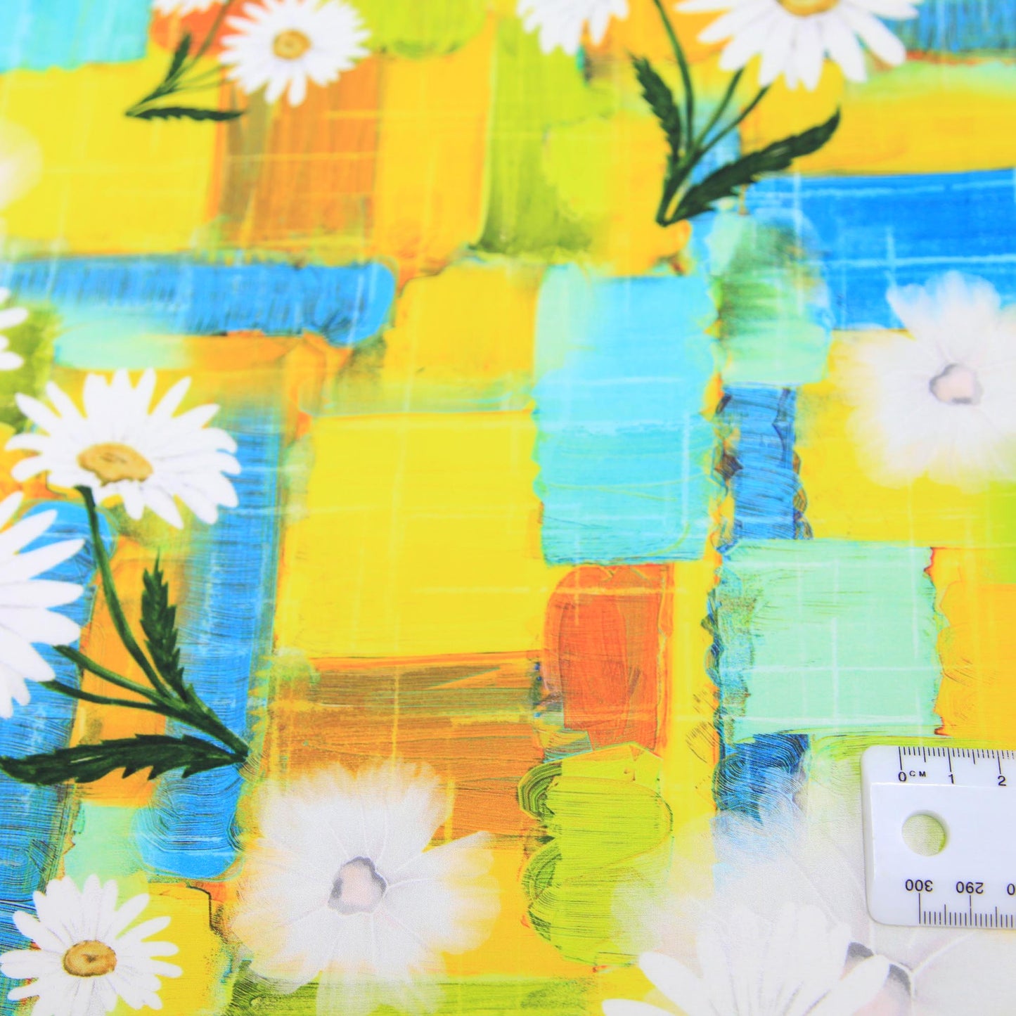 Infinite Green Cotton Fabric