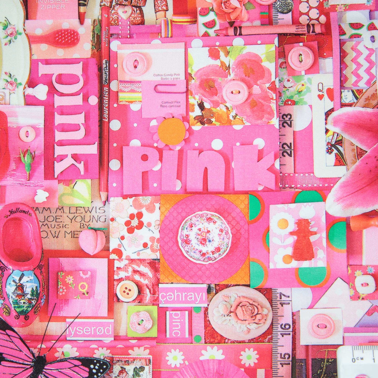 Color Collage - Pink