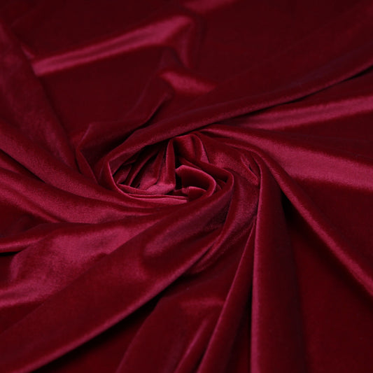 Stretch Velvet - Red