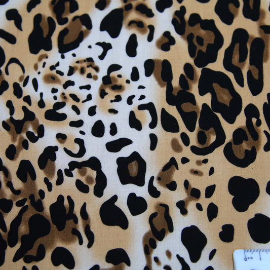 Pisticci Viscose Animal Print Fabric
