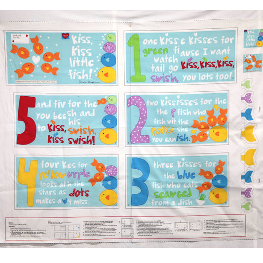 Kiss Kiss Little Fish Book Panel