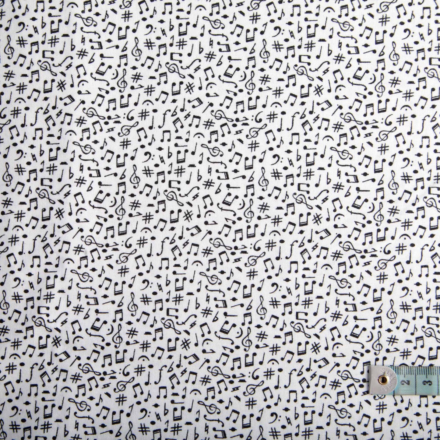 All That Jazz Mini Musical Notes - White