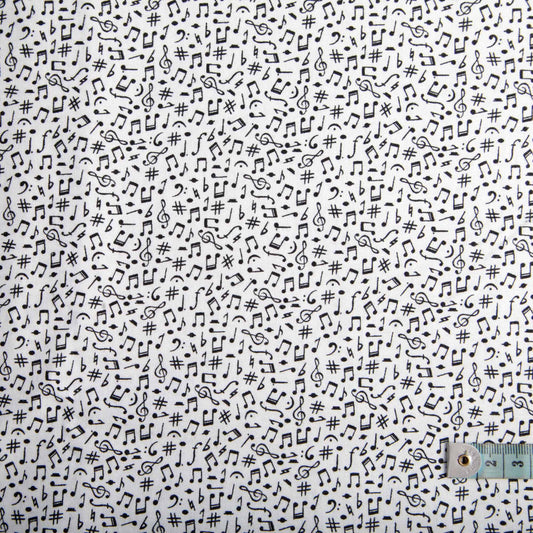 All That Jazz Mini Musical Notes - White