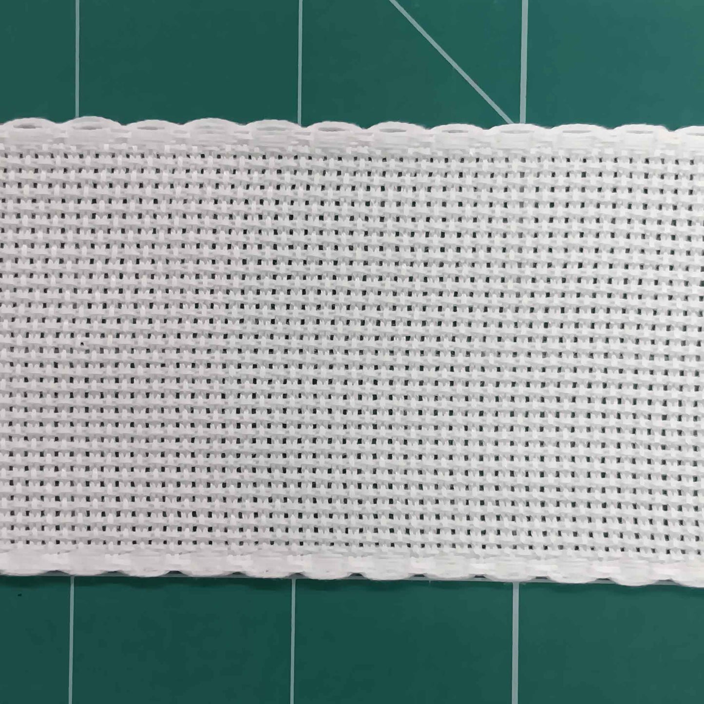 Aida Band White 14 count 50mm wide