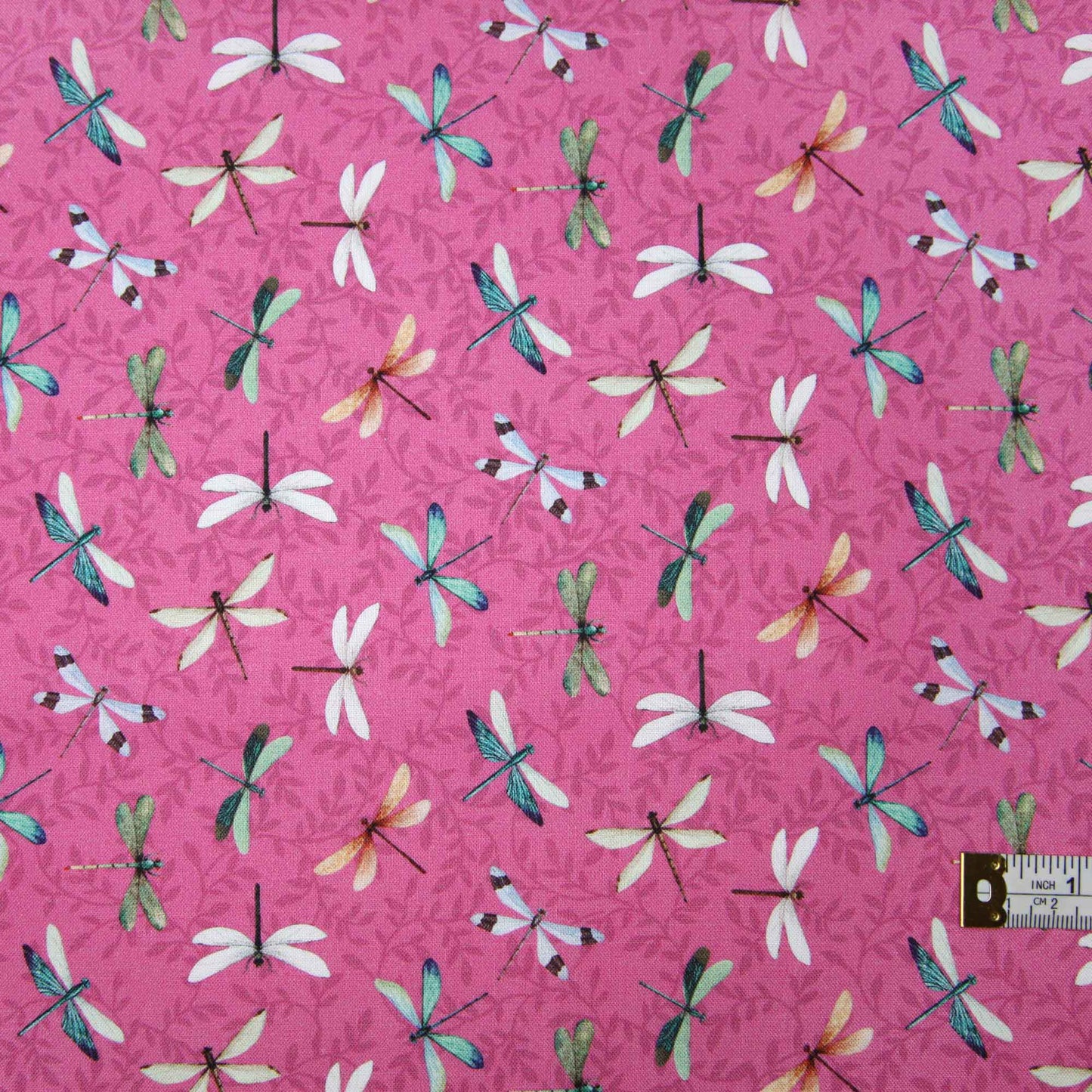 Water Lillies - Pink with Dragonflies