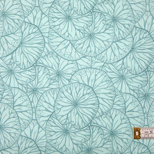 Water Lillies - Teal