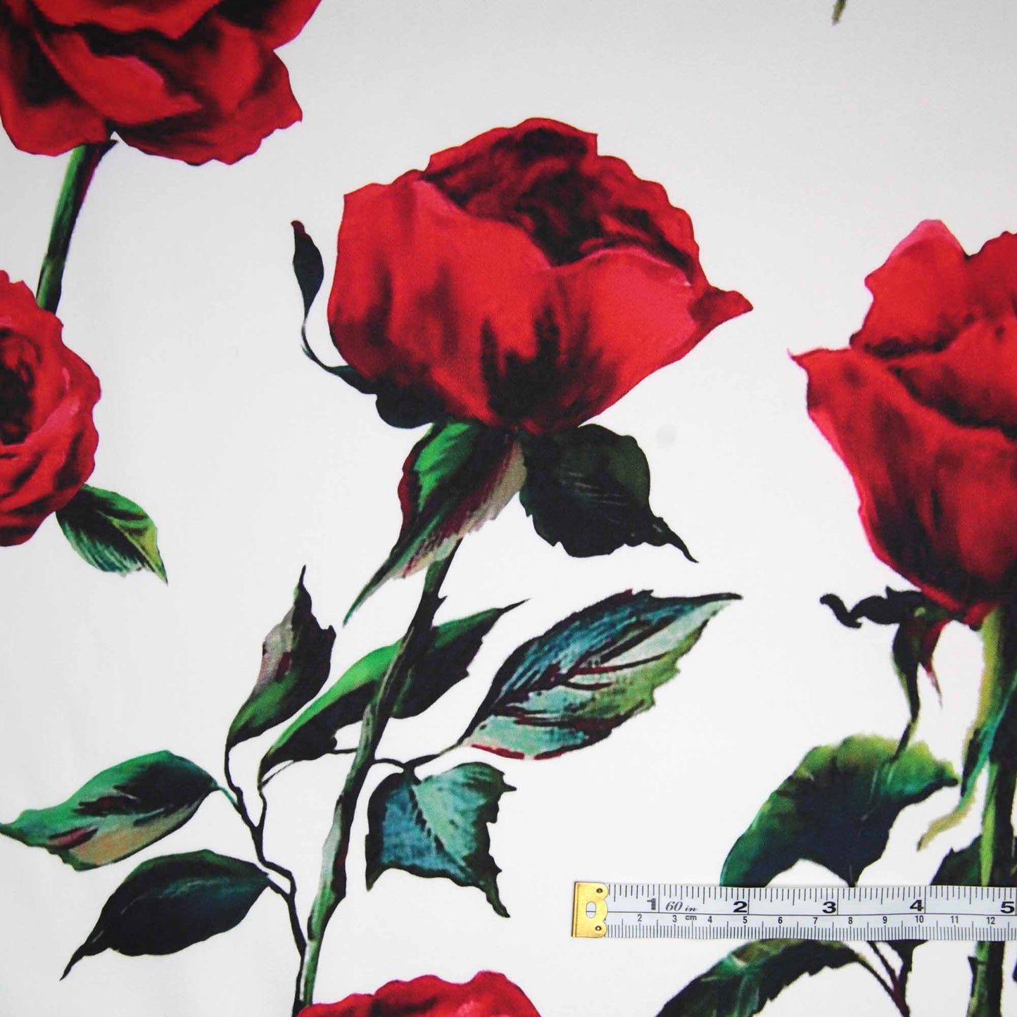 Red Roses - Cotton Sateen