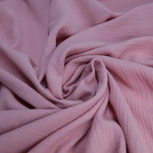 Double Muslin - Dusky Pink