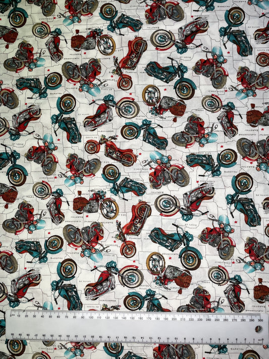Life's A Kick - Motorcycles White