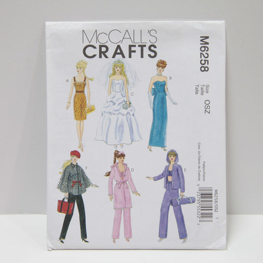 M6258 Doll Fashion Clothes