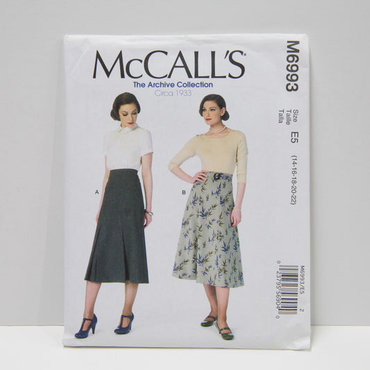 M6993 Misses Skirts and Belt