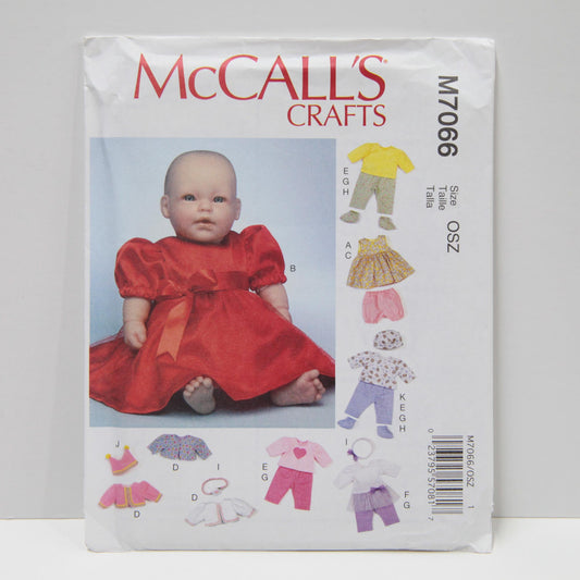 M7066 Baby Doll Clothes and Accessories