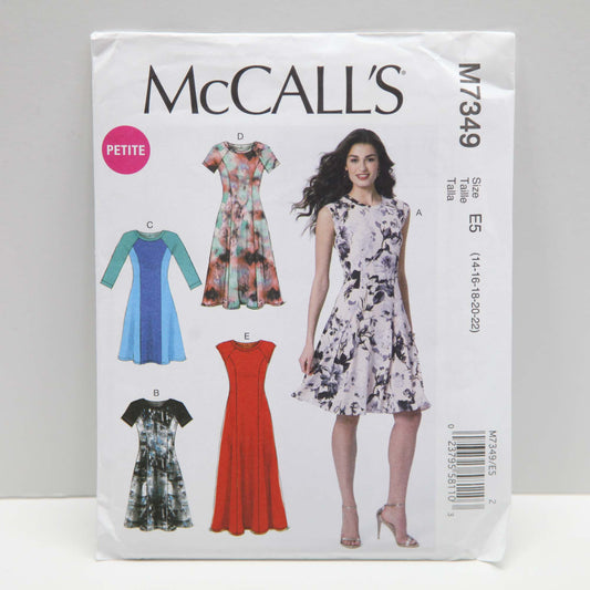 M7349 Misses Knit Dresses