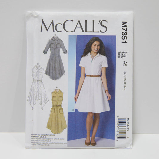 M7351 Misses Dress and Belt