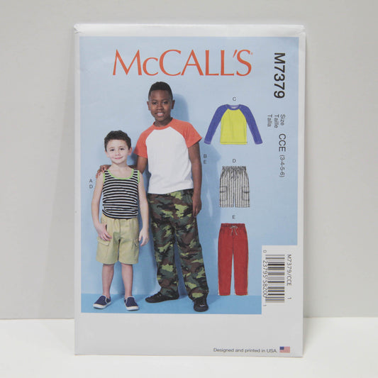 M7379 Childrens Tops, Shirts and Pants