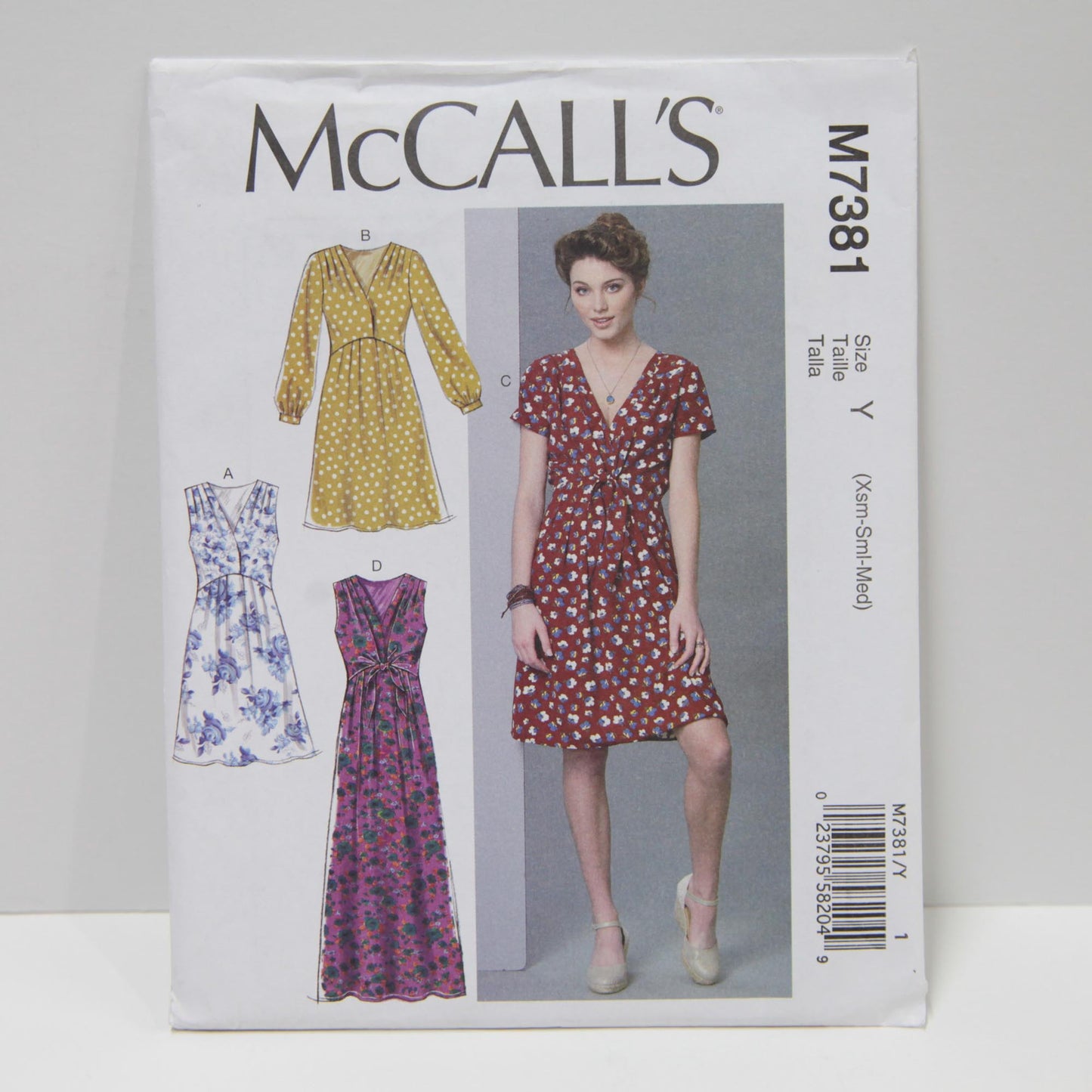 M7381 Misses Dresses