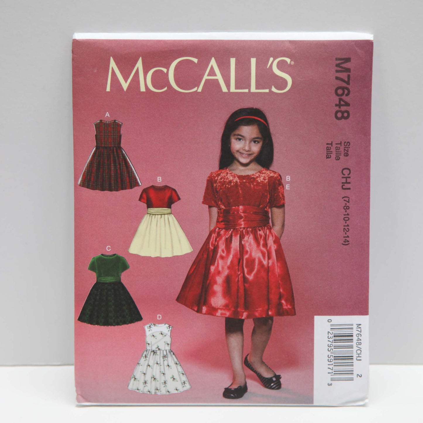 M7648 Childrens Dresses