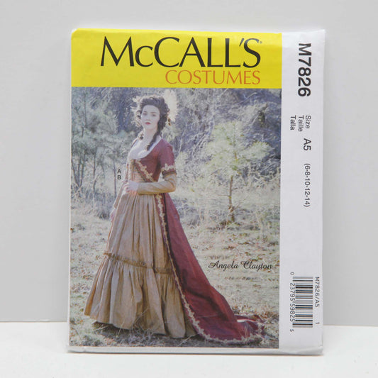 M7826 Misses Period Costume