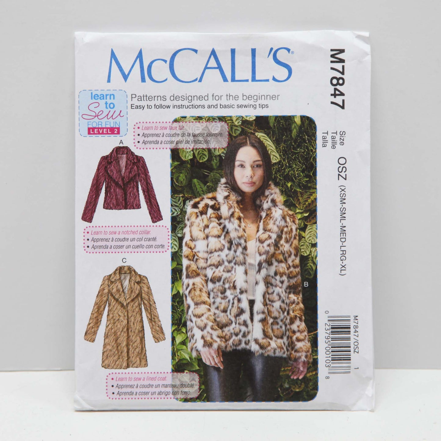 M7847 Misses Coats
