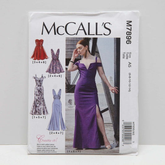 M7896 Misses Dresses