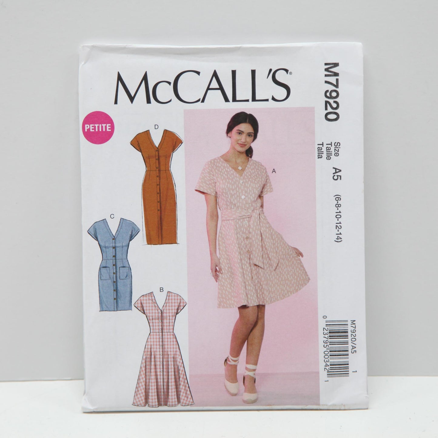 M7920 Misses Dresses and Belt