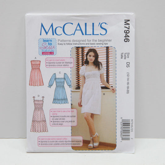 M7946 Misses Dresses