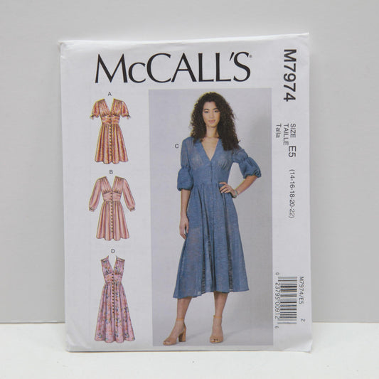 M7974 Misses Dresses