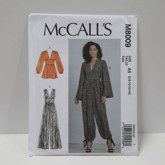 M8009 Misses Romper and Jumpsuits