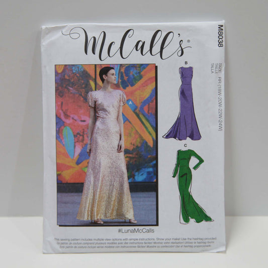 M8038 Misses Dresses